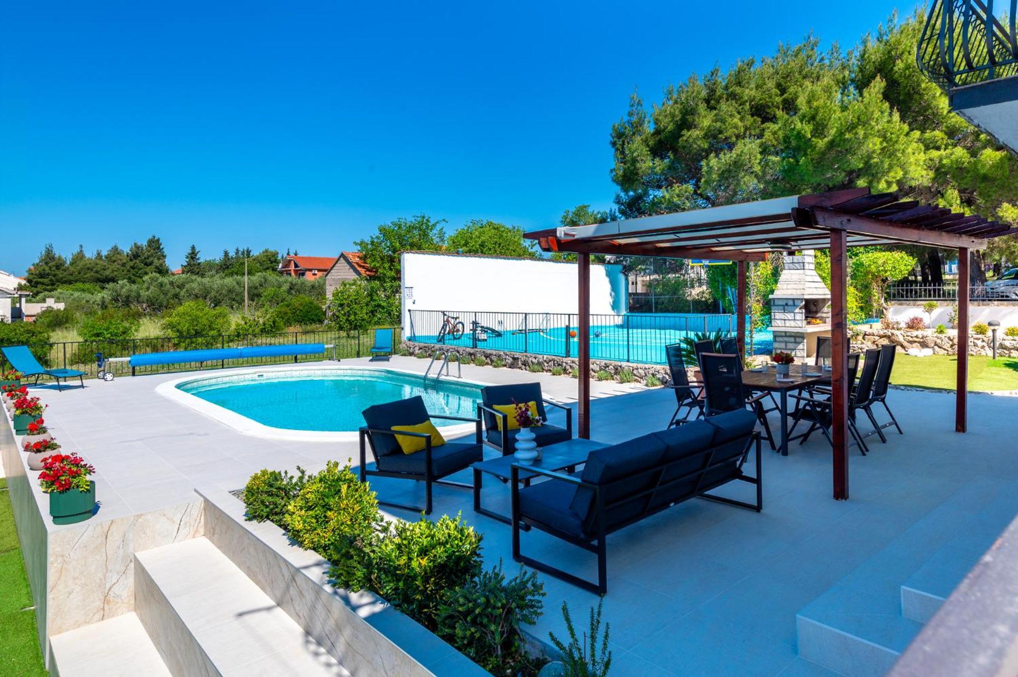 Villa Plenca - Heated Pool ! Szybenik Zewnętrze zdjęcie