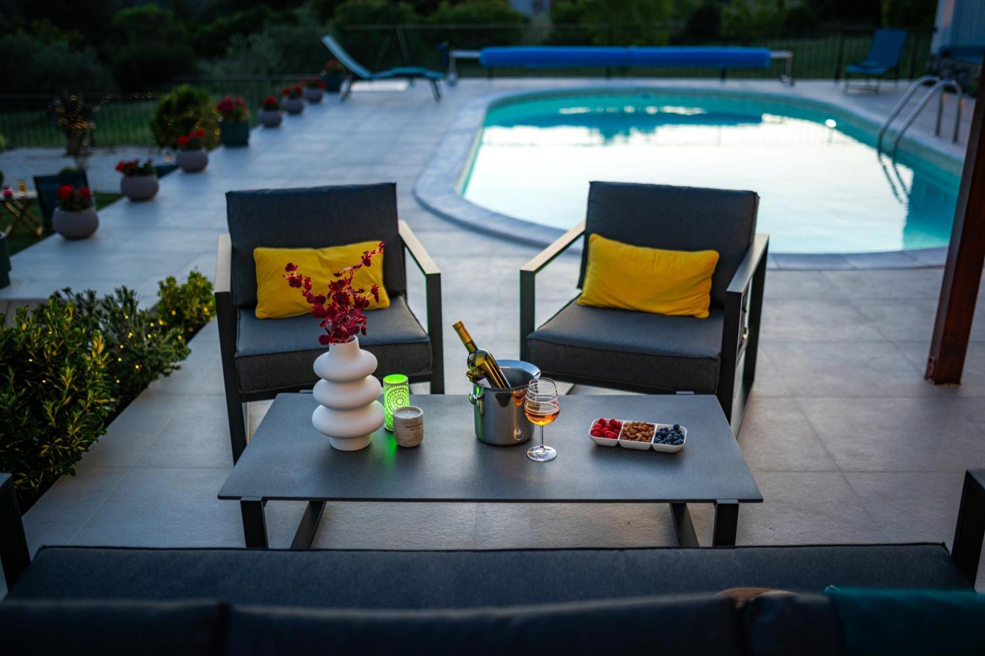 Villa Plenca - Heated Pool ! Szybenik Zewnętrze zdjęcie