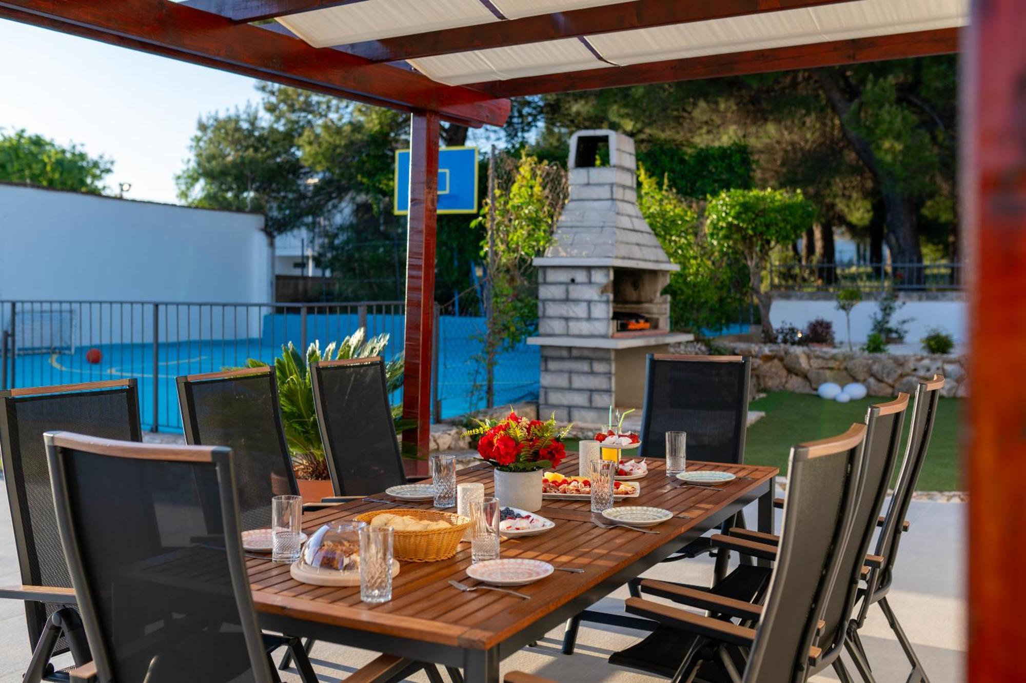 Villa Plenca - Heated Pool ! Szybenik Zewnętrze zdjęcie