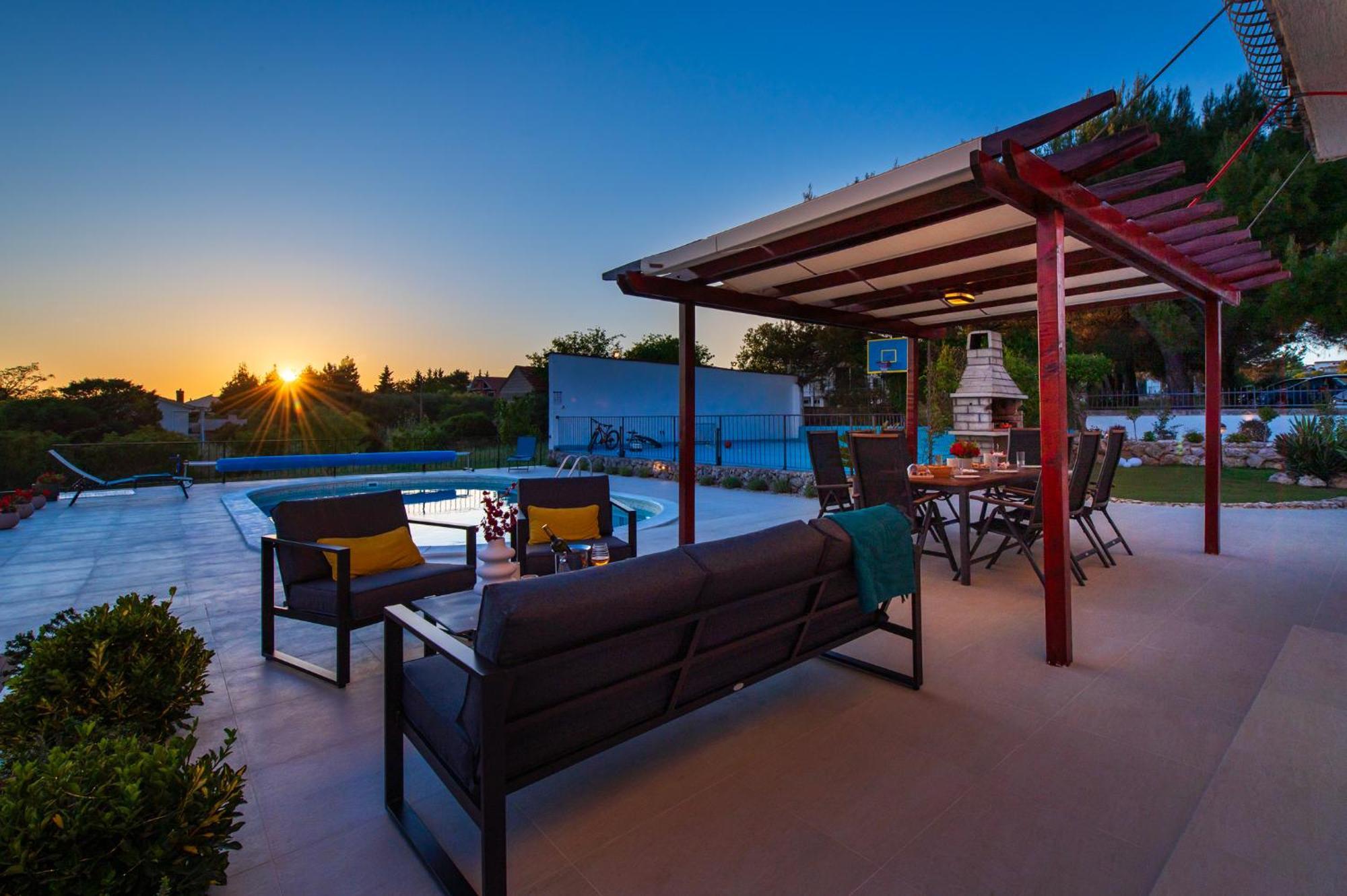 Villa Plenca - Heated Pool ! Szybenik Zewnętrze zdjęcie