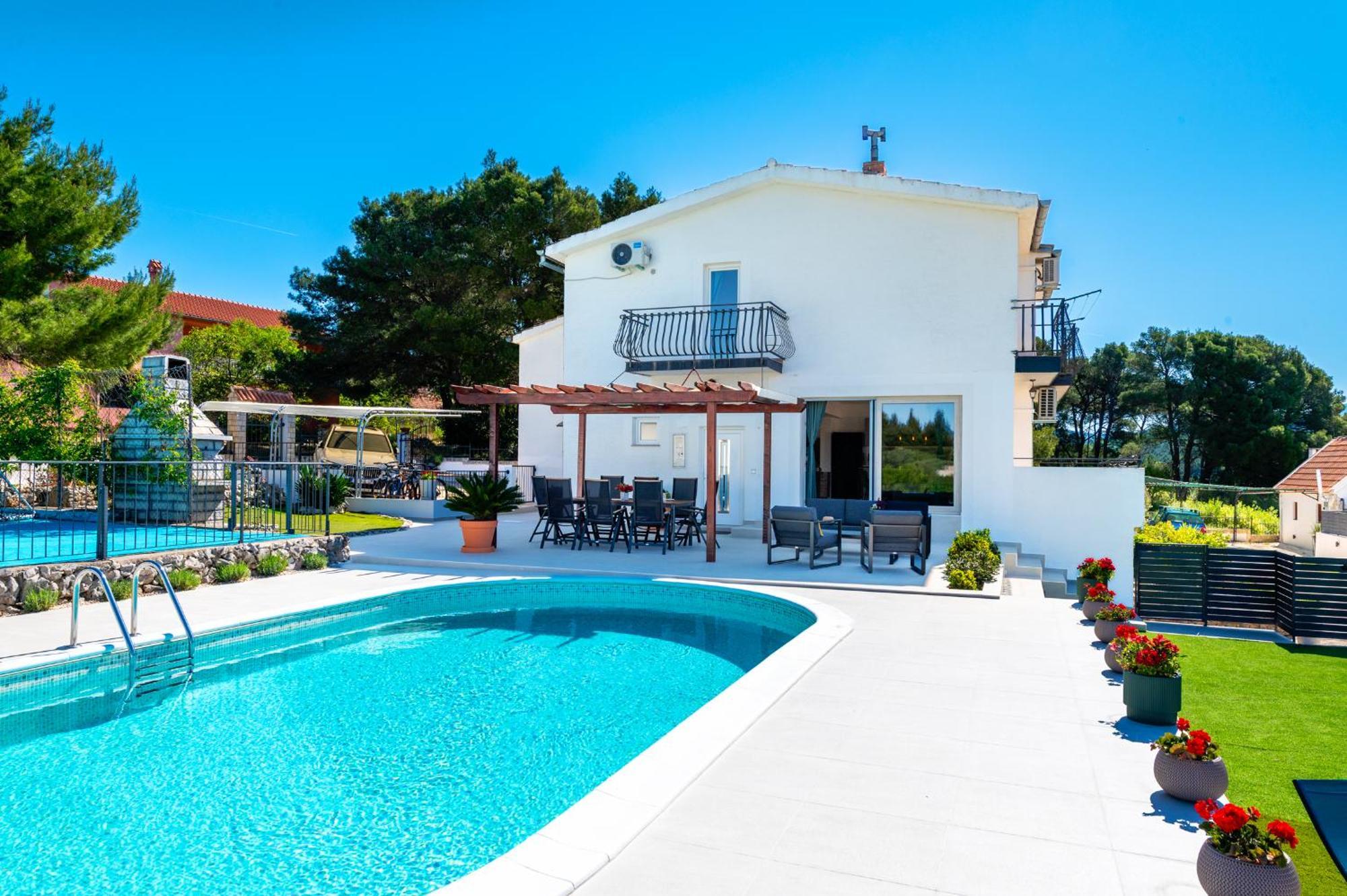 Villa Plenca - Heated Pool ! Szybenik Zewnętrze zdjęcie